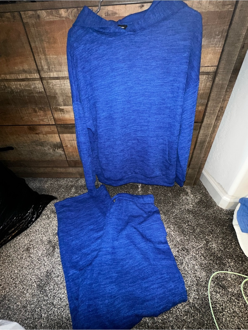 Women’s Cozy Blue Pajama Set - Soft Long-Sleeve Top & Pants